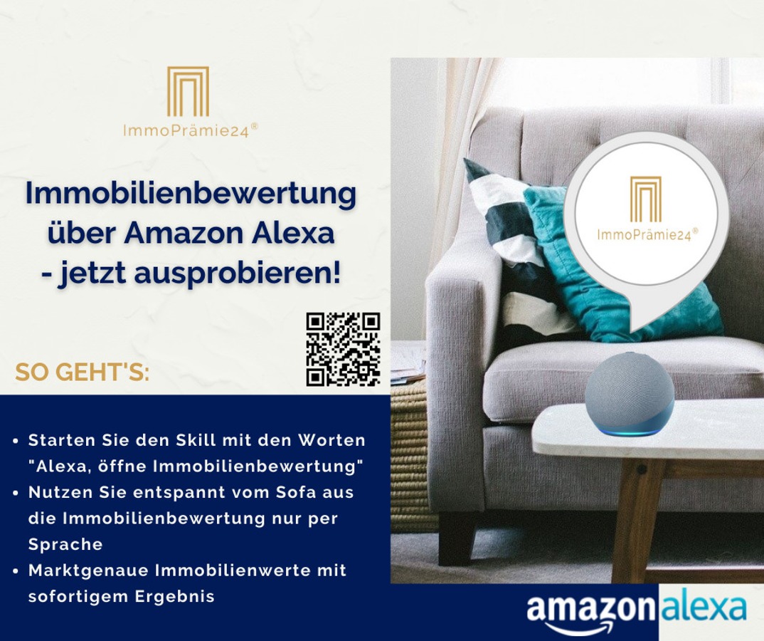 Immobilienbewertung über Amazon Alexa