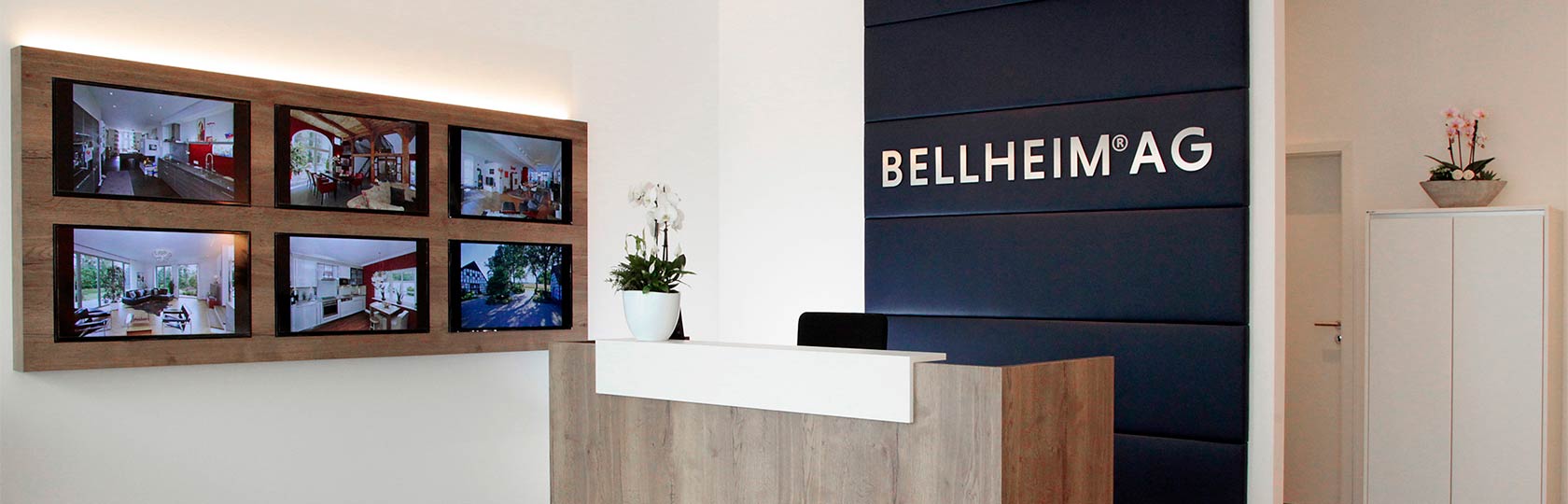 Besuchen Sie uns in unseren Räumlichkeiten. Die BELLHEIM AG ist Ihr Immobilienmakler für Bielefeld mit mehr als 30 Jahren Erfahrung in der Immobilienbranche. 